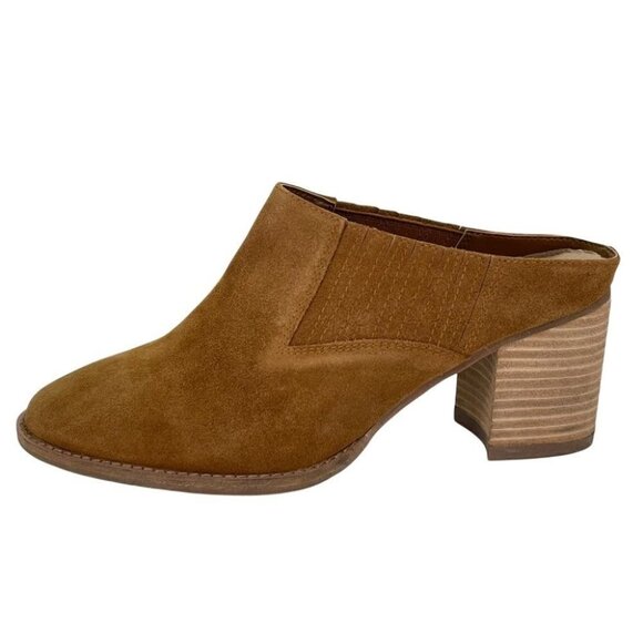 Aqua College Nan Suede Leather Waterproof Womens Mules - Picture 3 of 15